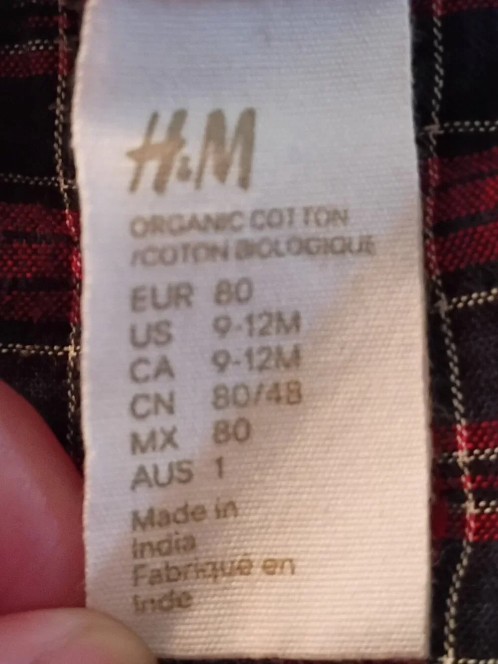 H&M Plaid Romper